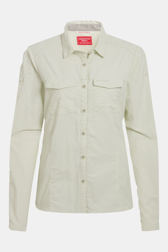 Craghoppers NosiLife Adventure Long Sleeved Shirt III Dames light green