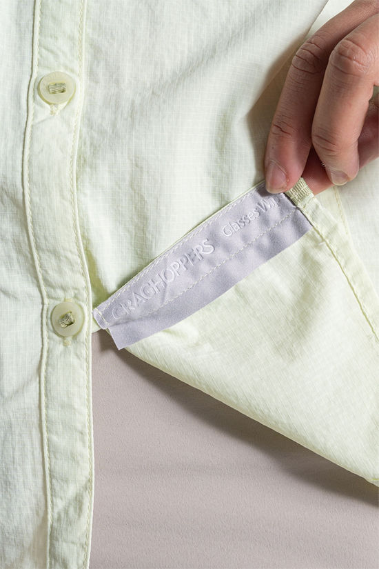 Craghoppers NosiLife Adventure Long Sleeved Shirt III Dames light green