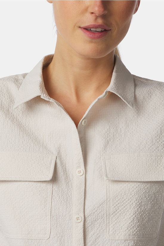 Ayacucho Bali Shirt SS Dames Ecru/Ecru
