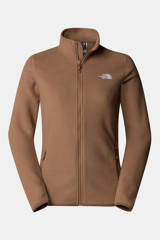 The North Face 100 Glacier FZ Fleecevest Dames brown