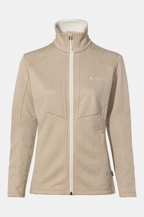 Vaude Skomer Hiking Fleecevest Dames Light Brown/Ecru