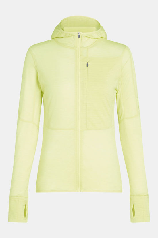 icebreaker 200 RealFleece Descender LS Zip Vest Dames light yellow