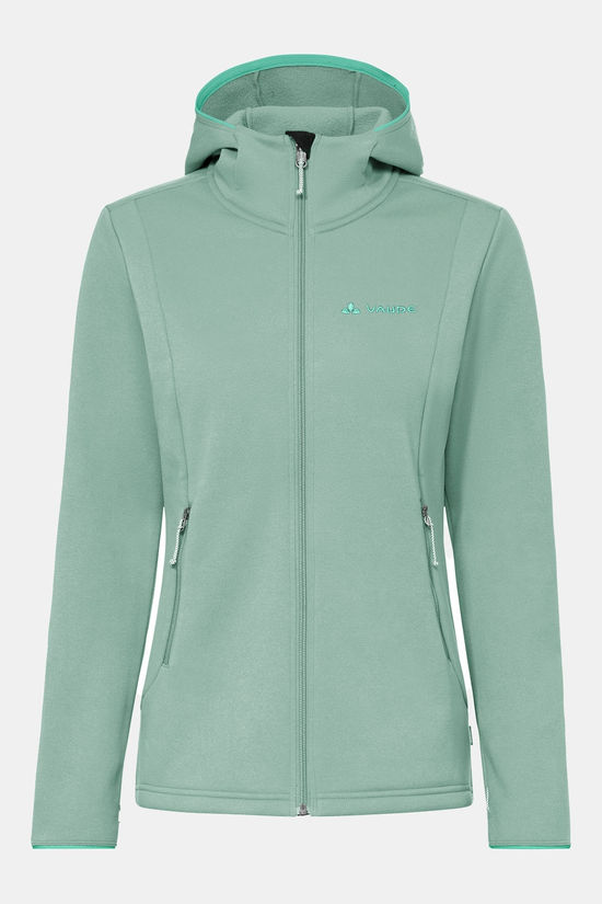 Vaude Idris Hoody Fleecevest Dames light green