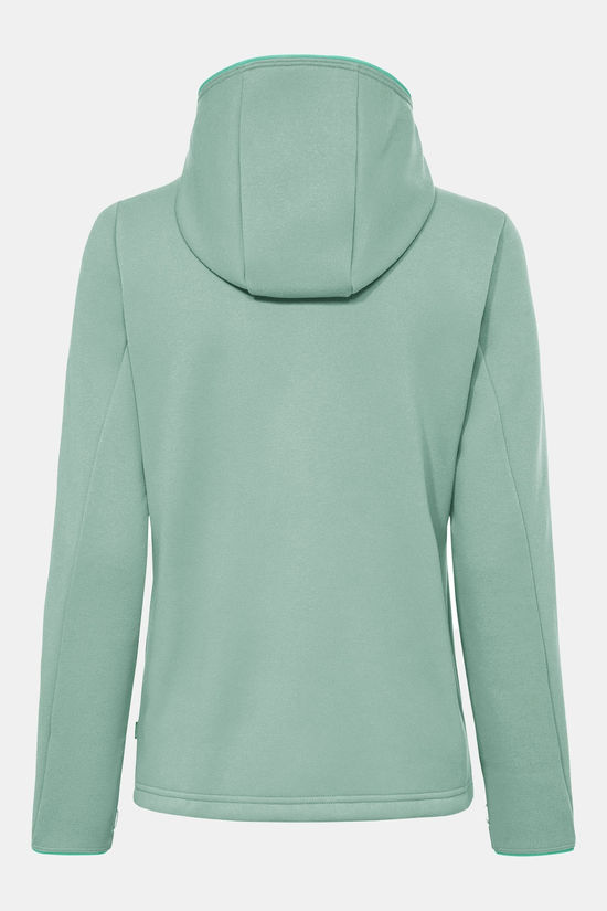 Vaude Idris Hoody Fleecevest Dames light green