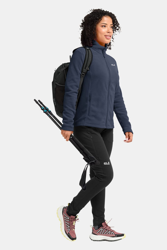 Jack Wolfskin Taunus 100 FZ Fleecevest Dames Navy Blue