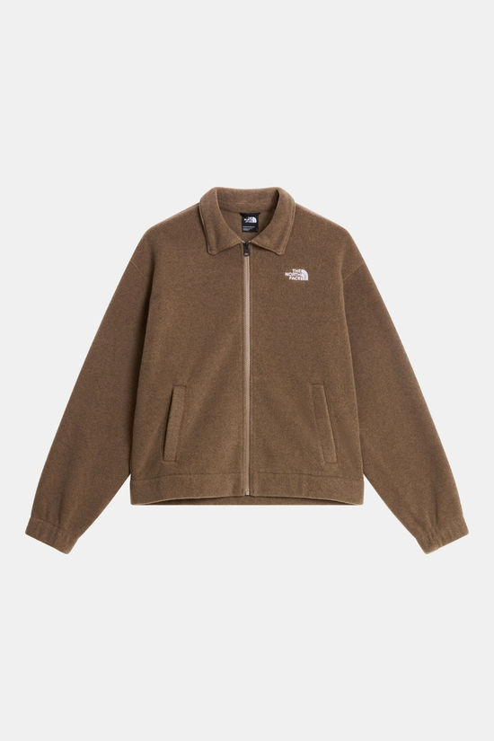 The North Face Collared Fleecevest Dames mid brown