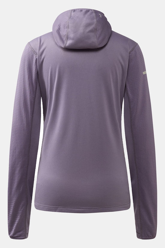 Haglöfs L.I.M. Mid Multi II Hood Fleecevest Dames light purple