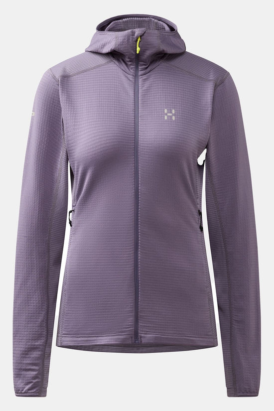 Haglöfs L.I.M. Mid Multi II Hood Fleecevest Dames light purple