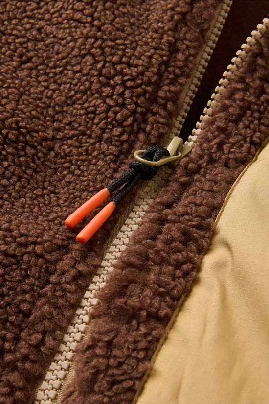 Passenger Ravi Recycled Sherpa Fleecetrui Dames rust