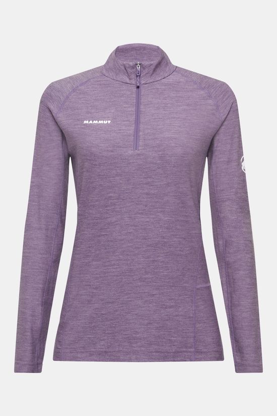 Mammut Tree Wool Thermal FL Half Zip Fleecetrui Dames Mid Purple/Marle