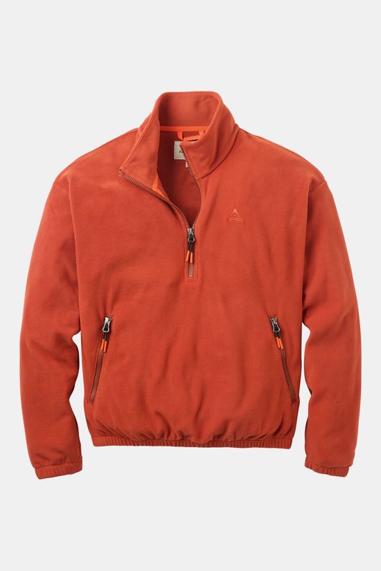 Passenger Ayla Recycled Micro Polartec Fleecetrui Dames Oranje