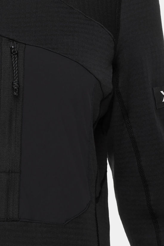 Mammut Nordwand Advanced FL Half Zip Hoodie Fleecetrui Dames Black