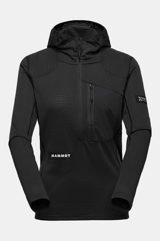 Mammut Nordwand Advanced FL Half Zip Hoodie Fleecetrui Dames Black