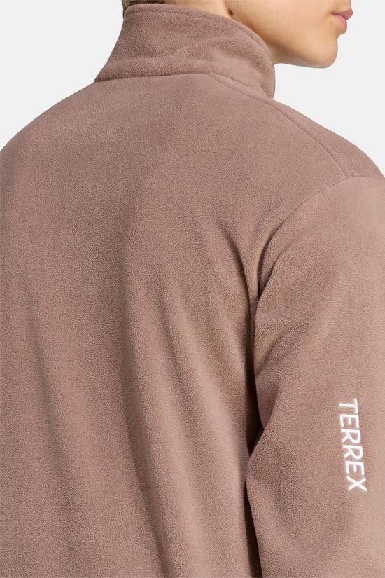 adidas Terrex Multi Essentials Half Zip Fleecetrui Dames mid brown