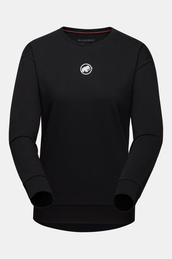 Mammut Core MI Crew Neck Logo Trui Dames black