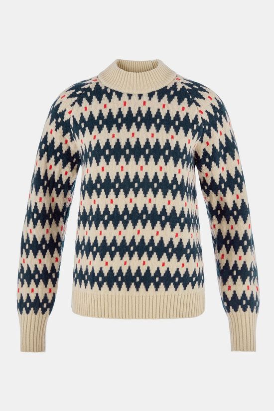 Fjällräven Övik Jacquard Trui Dames Bruin
