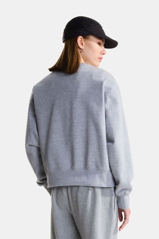 The North Face Essential Simple Dome Boxy OS Crewneck Trui Dames light grey