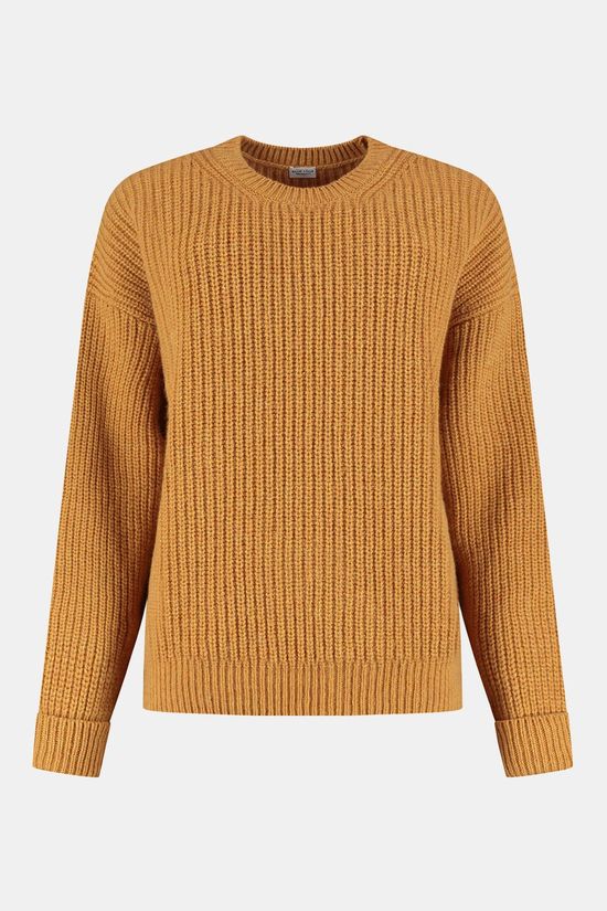 Loop Originals Island Sweater Trui Dames Geel