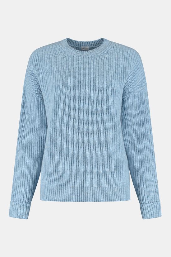 Loop Originals Island Sweater Trui Dames Blauw