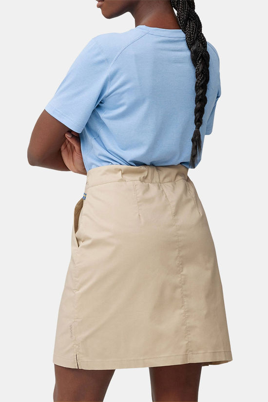 Fjällräven Abisko Hike Skort Dames light brown