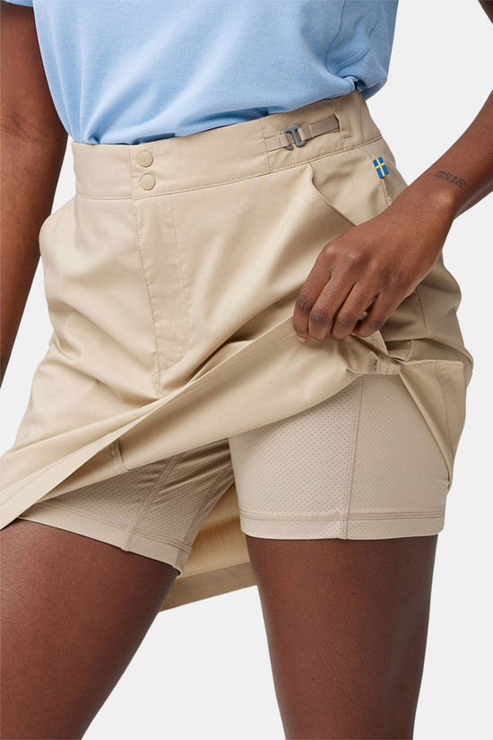 Fjällräven Abisko Hike Skort Dames light brown