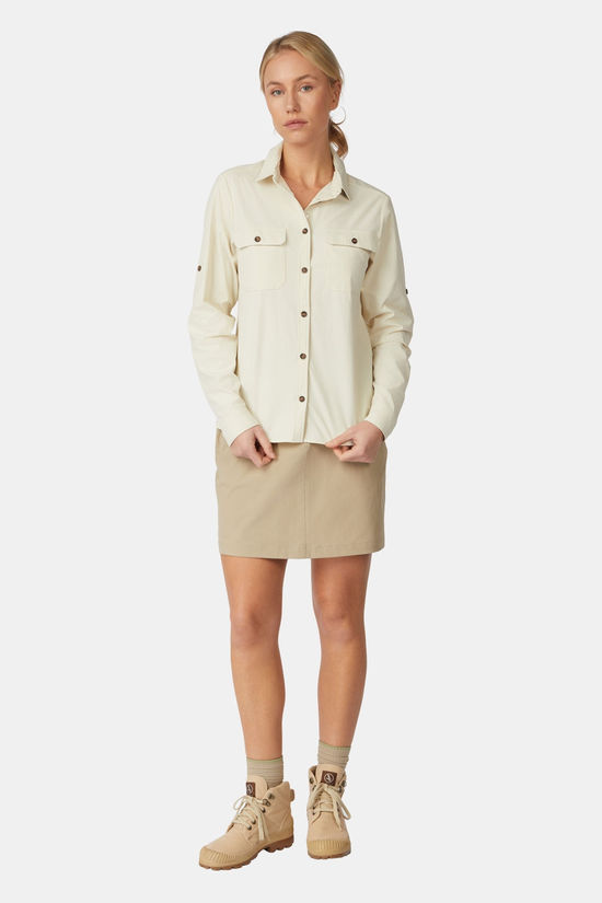 Ayacucho Jungle Travel Skort II Dames Beige