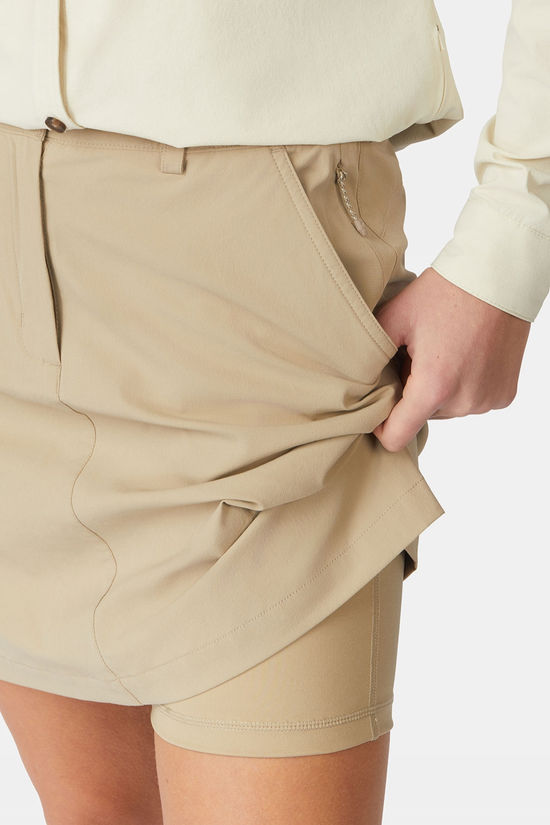Ayacucho Jungle Travel Skort II Dames Beige