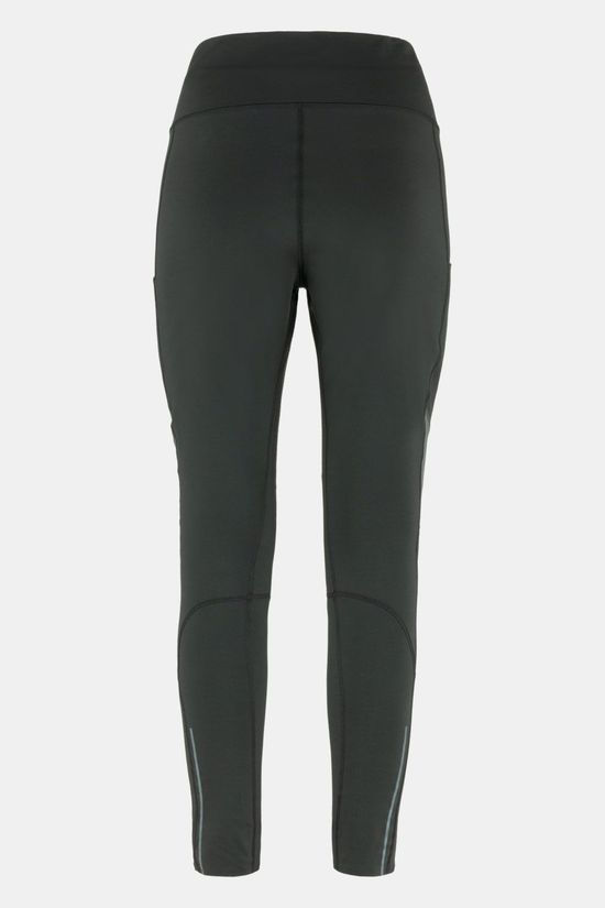 Fjällräven Abisko Värm Trekking Legging Dames Black-Iron Grey