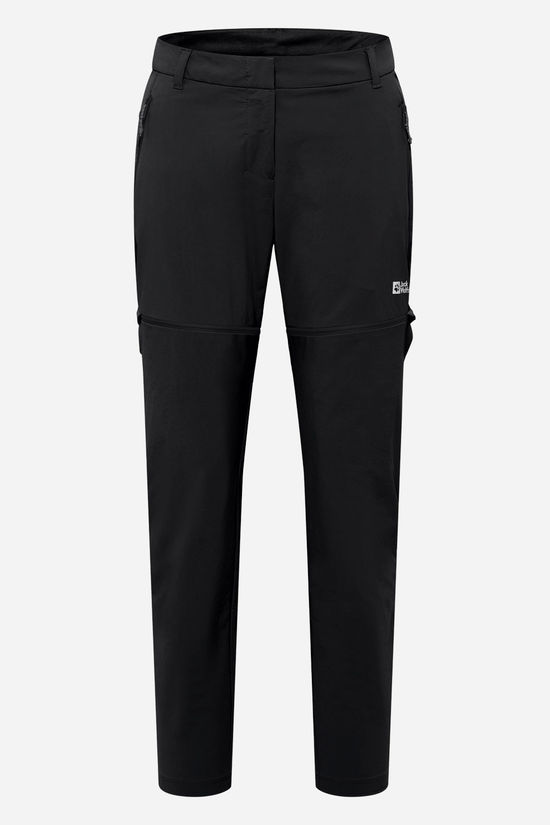 Jack Wolfskin Hikeout Zip Off Afritsbroek Dames black