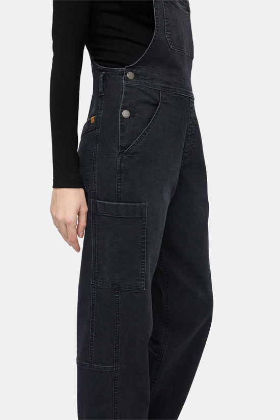 Duer Stretch Canvas Overall Dames black