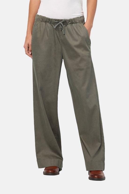 Duer Naked Twill Easy Pant Outdoorbroek Dames Groen