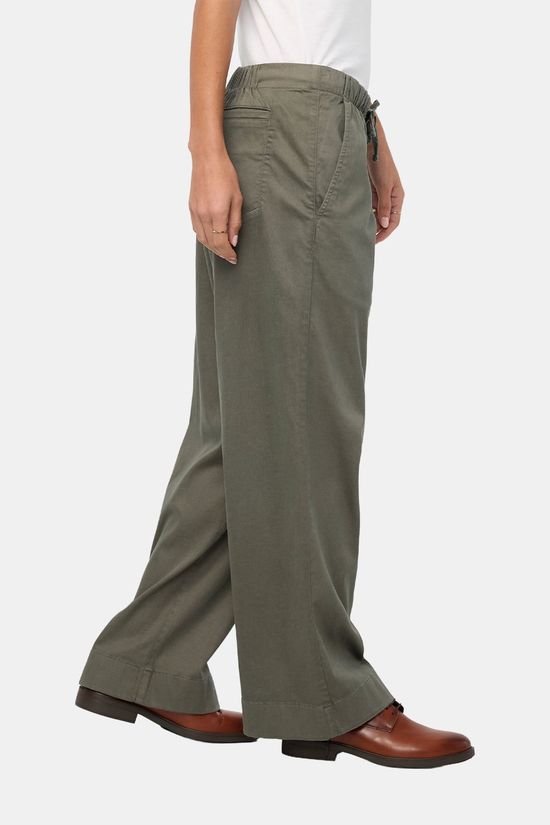 Duer Naked Twill Easy Pant Outdoorbroek Dames mid green