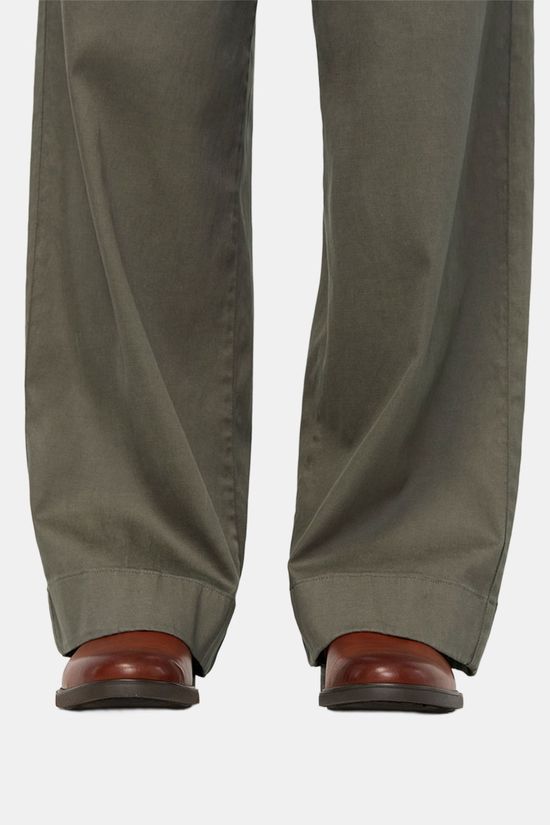 Duer Naked Twill Easy Pant Outdoorbroek Dames mid green