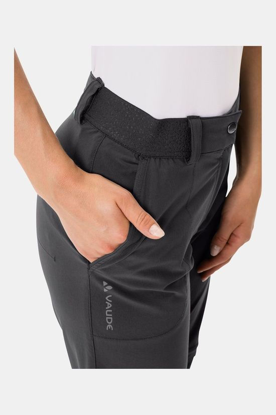 Vaude Farley II Stretch ZO Broek Long Dames Black