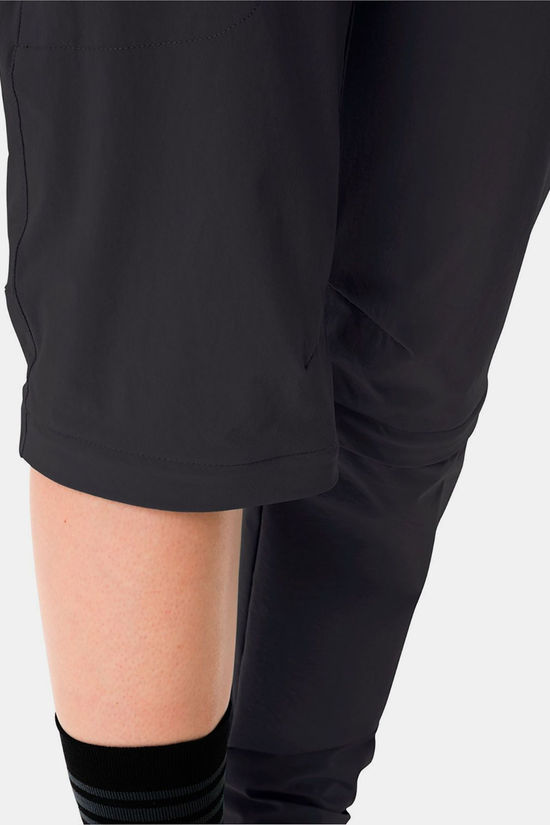 Vaude Farley Stretch Capri T-Zip III Afritsbroek Dames black