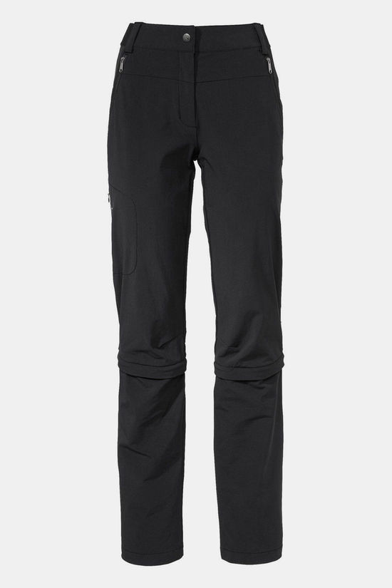 Vaude Farley Stretch Capri T-Zip III Afritsbroek Dames black