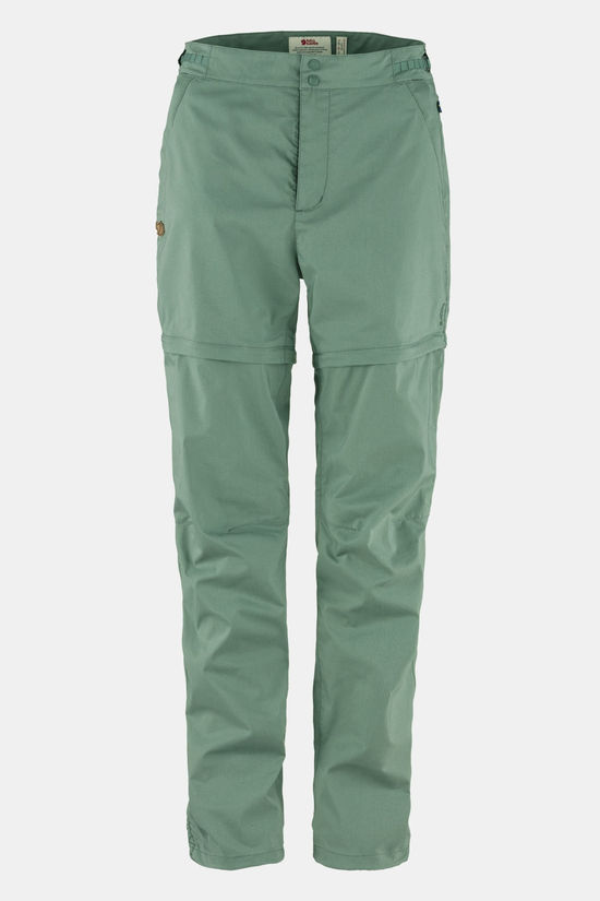 Fjällräven Abisko Hike Afritsbroek Dames mid green