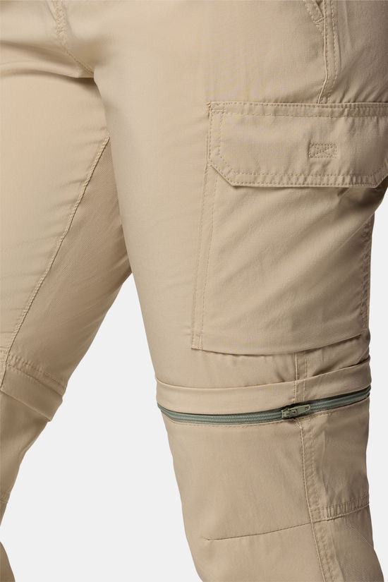 Columbia Silver Ridge Utility Convertible Broek Dames Ecru/Mid Grey