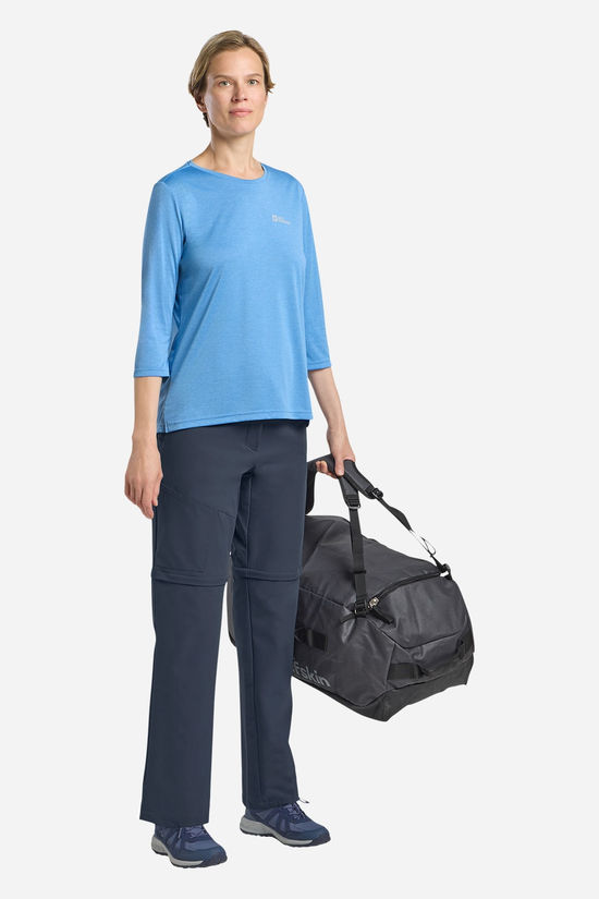 Jack Wolfskin Pico Trail Zip Off Afritsbroek Dames dark blue