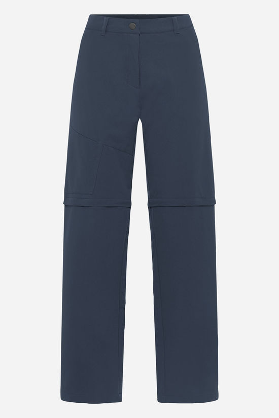 Jack Wolfskin Pico Trail Zip Off Afritsbroek Dames dark blue