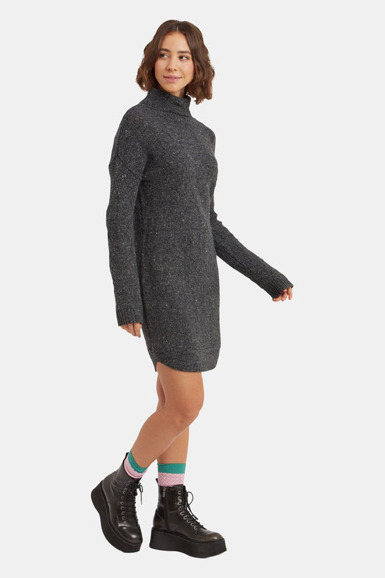 Sherpa Yuden Dress Jurk Dames black