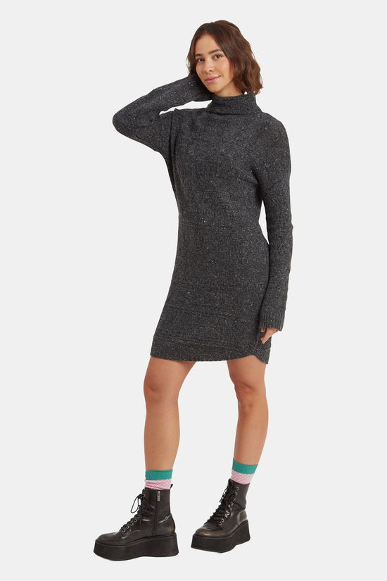 Sherpa Yuden Dress Jurk Dames black