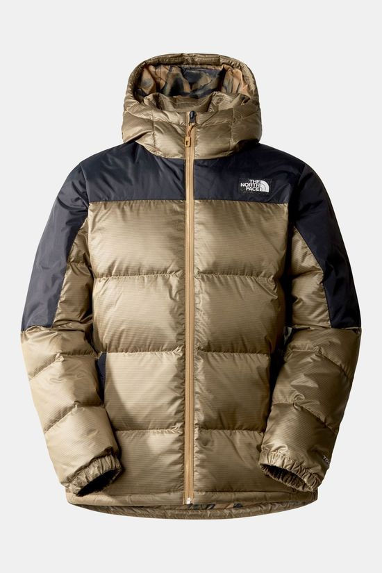 The North Face Diablo Recycled Down Hoodie light brown/black