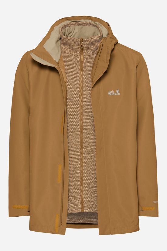 Jack Wolfskin Pinetrail 3-In-1 Jas dark yellow