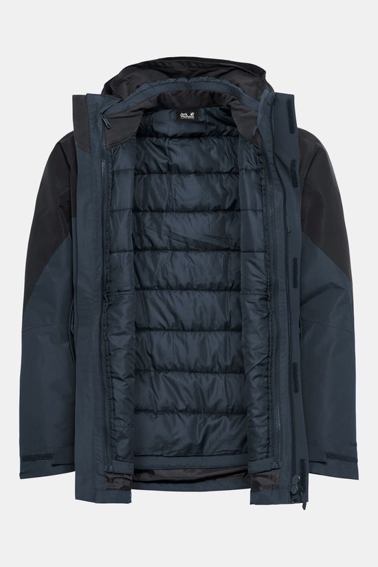 Jack Wolfskin Romberg 2 3-in-1 Jas Heren Navy Blue