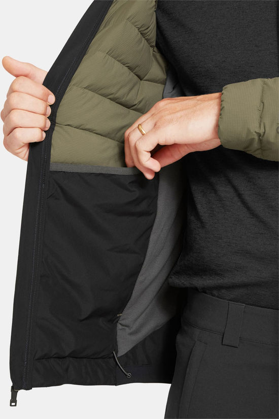 Artilect Divide Fusion Stretch Hoodie Donsjas light grey/black