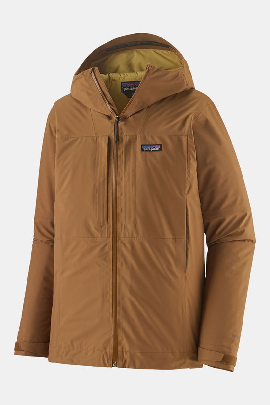 Patagonia Boulder Fork Gevoerde Regenjas mid brown