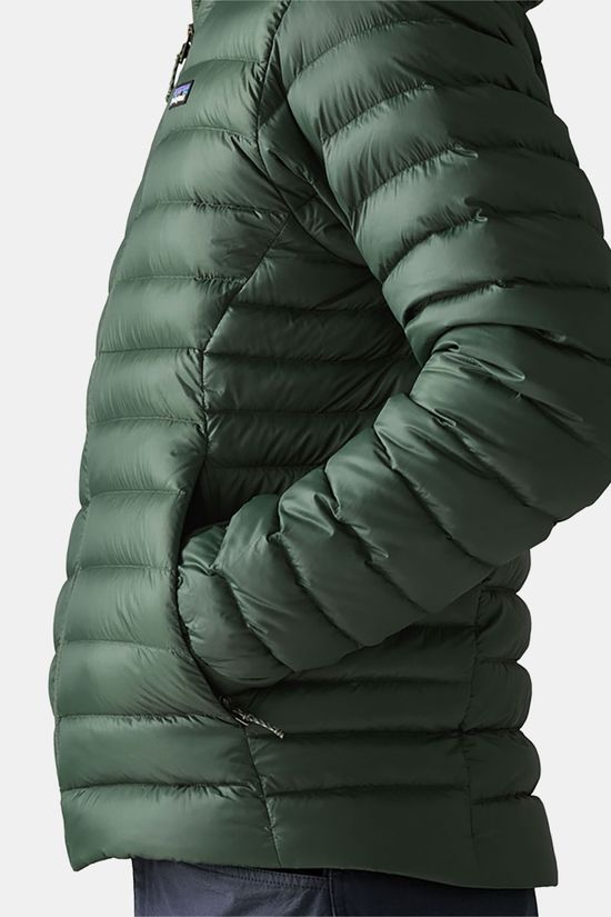 Patagonia Down Sweater Hoody Donsjas Dark Green/Dark Green