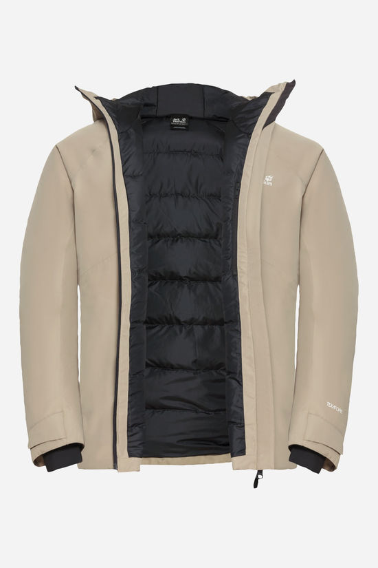 Jack Wolfskin Icecape 2L Down Ins RDS Jas Beige