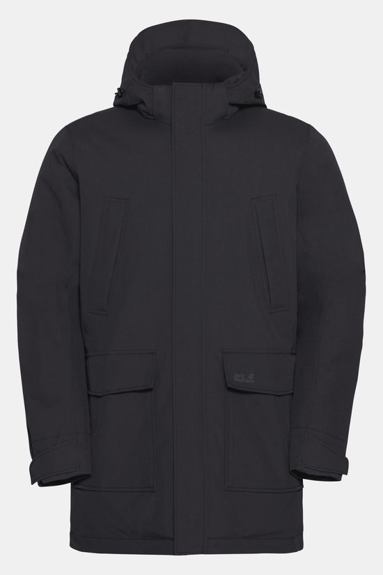 Jack Wolfskin Canyon Shield Parka M Gevoerde Jas black